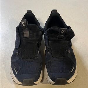 On Running Big Boys Black/Blue Athletic Shoes